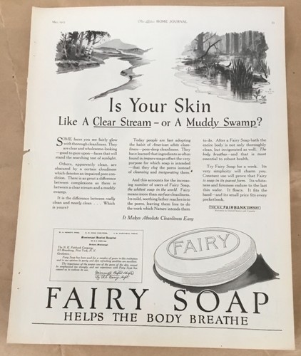 Fairy soap orig vintage print