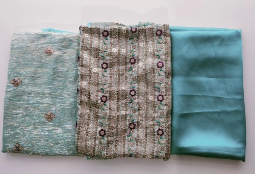 Unstitched pieces - 3,