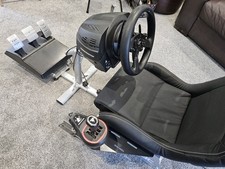 Racing sim rig - Thrustmaster T300RS  Wheel, Pedals, shifter, Seat + extras