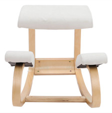 White Ergonomic Kneeling Chair