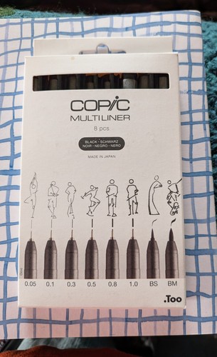 Copic multiliner pens black - copic,