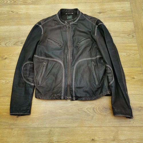 Hugo boss leather jacket - boss,