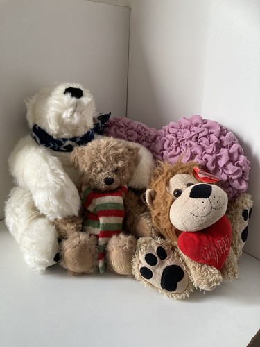 Puppy bear soft toy - puppy, bundle