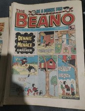 Over 50 Beano Comics 1976-78