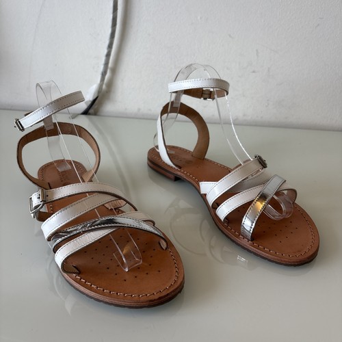 Geox respira white silver - geox,