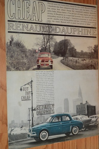 1960 renault dauphine - 1960, original
