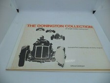 DONINGTON COLLECTION SINGLE SEATER MOTOR RACING CARS old vintage book GUIDE 70S?