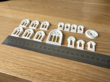 OO / HO Gauge Church windows 1:76 Scale for Model Railway
