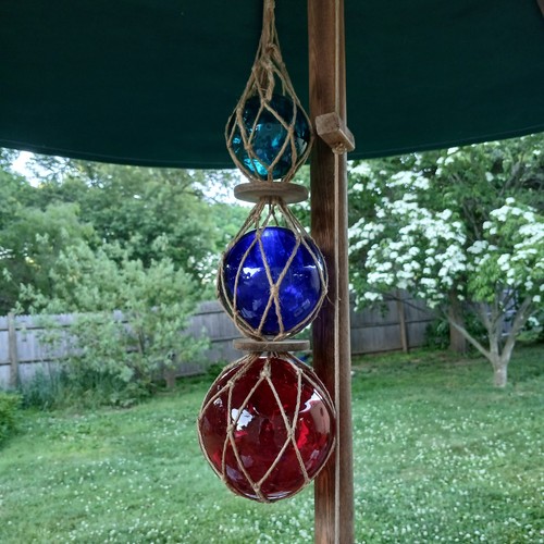 Vintage glass floaters - vintage,