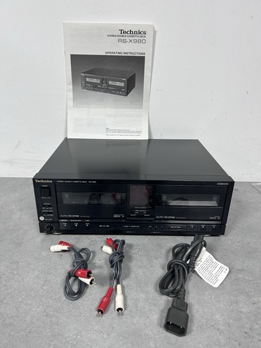 Technics twin cassette deck - twin,