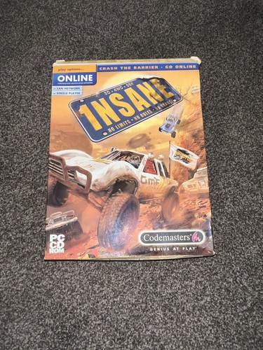 Insane game rom - cd-rom, box