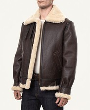 Mens B3 Sheepskin Leather