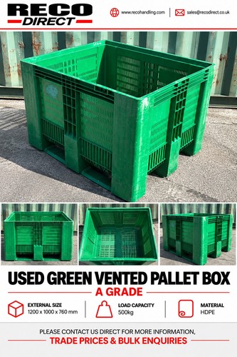 Used grade vented green - used,