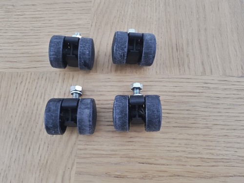 Set 13mm nut castors - set, 4