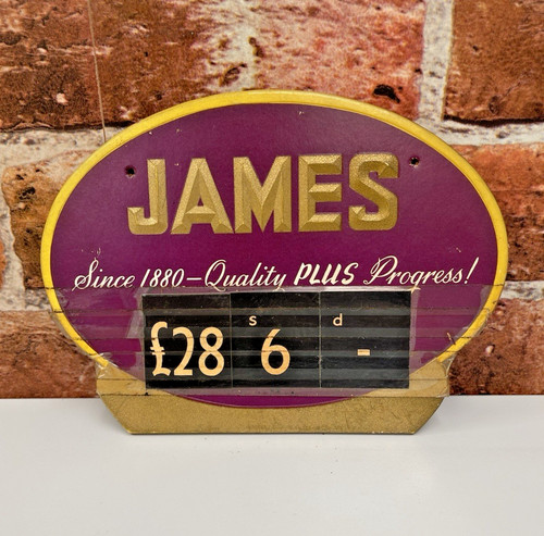 James bicycle vintage price