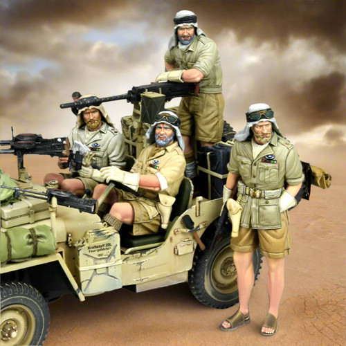 4pcs resin model kit - resin,