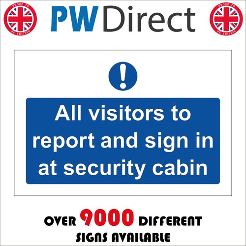 Sign all visitors report - sign,