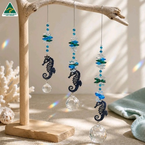 Seahorse suncatchers crystal - suncatchers,,