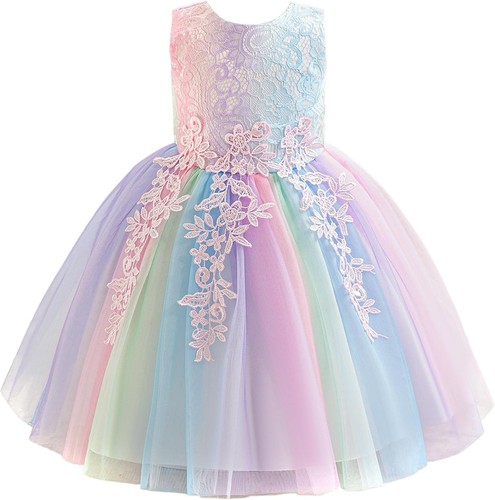 Girls rainbow princess dress - girls,