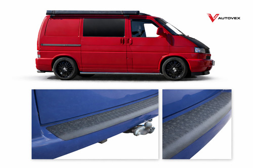Abs black rear bumper - black,