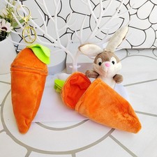 Cute Rabbit In Carrot Plush