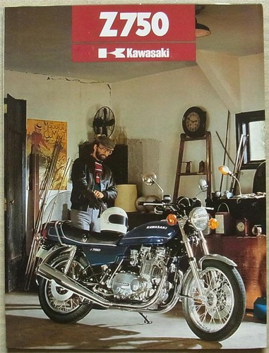 Kawasaki z750 motorcycle - kawasaki, z750-b2