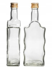 WAVE SHAPE Glass Bottle 500ml