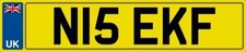NICE INITIALS NUMBER PLATE N15