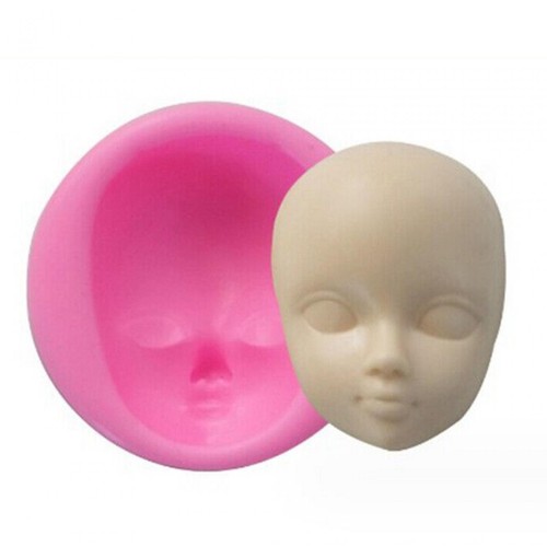 Silicone face mould - silicone, doll