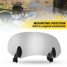 Motorcycle Clip On Windshield