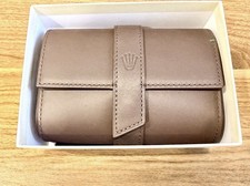 Rolex 2 Watch Roll Leather