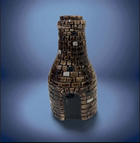 Bottle kiln burslem pottery - bottle, by