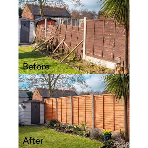 Garden dip treated overlap - treated,