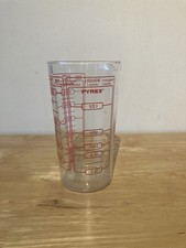 Pyrex Dry Measure Jug,500ml, Multi Colour Food Measure Glass.