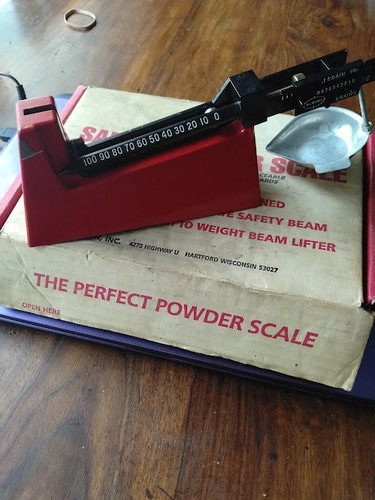 Black powder scales - powder,