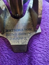 Vintage Microscope Watson&son 312 Holborn London,with Sl