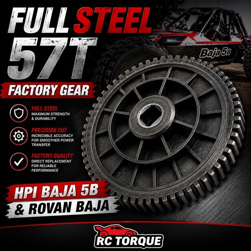 Full steel 57t - 57t, spur