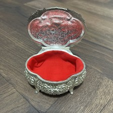 Vintage Silver Trinket Box