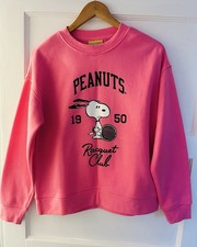Snoopy Peanuts Pink Sweater