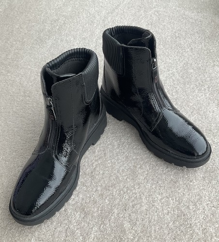 Clarks calla black - calla, shiny