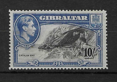 Gibraltar 1938 1951 - gibraltar, 10/-