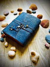 Leather grimoire -Handmade