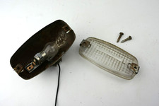 Classic Glass Chrome Fog Reversing Light 4.5" x 2.25" Mini Triumph MG Sunbeam