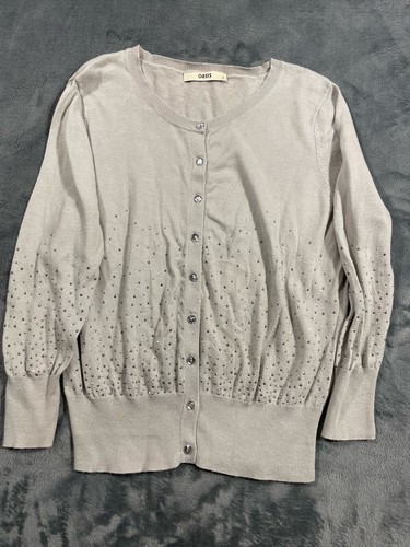 Sparkly grey silver cardigan - grey/silver,