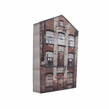 Card Low Relief OO Gauge Industrial Building 1/76 Scale 4mm model railway I39