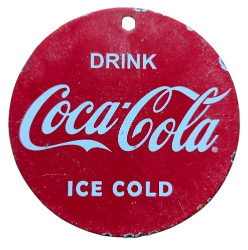 Coca cola enamel sign retro - enamel,