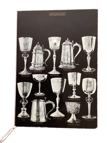 Cunard qe2 menu 2nd maiden - -,