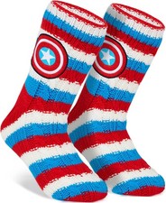 Marvel Mens Slipper Socks, Bed