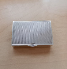 Solid Silver - Pill Box - Engine Turned Design