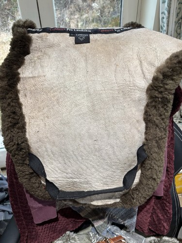 Lemieux sheepskin show numnah - sheepskin,